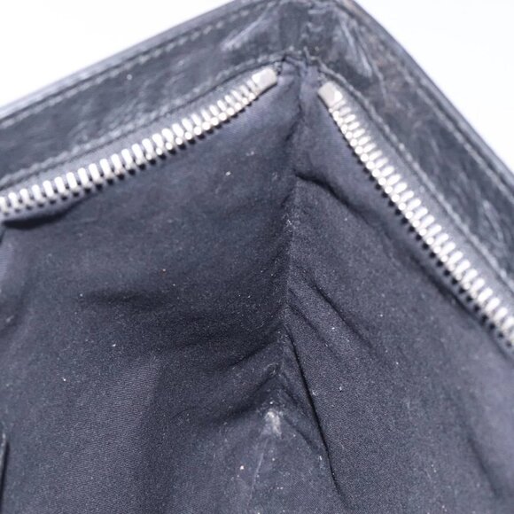 BALENCIAGA Clutch Bag Leather Black 494040 Auth 132454 - Picture 16 of 16
